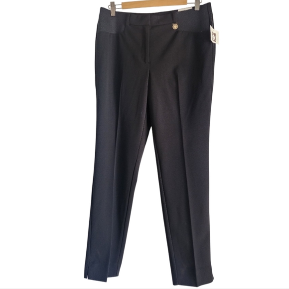 NWT Anne Klein Black Dress‎ Pants Size 8 - Picture 1 of 6
